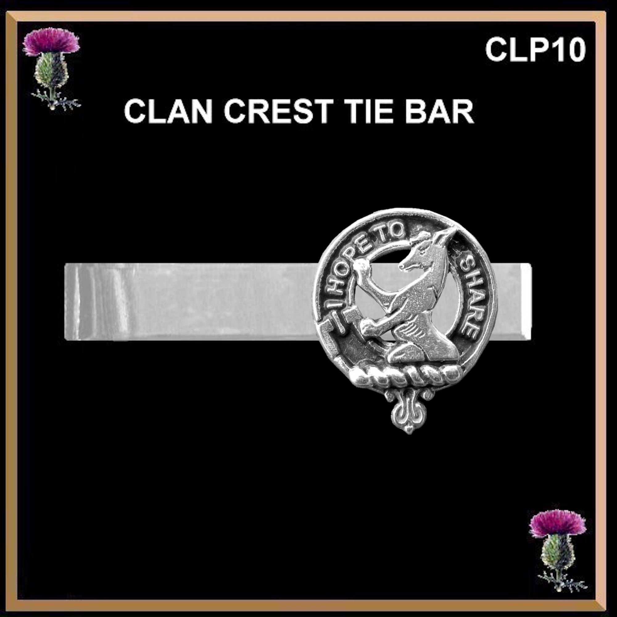 Riddell Scottish Clan Clip Tie Bar
