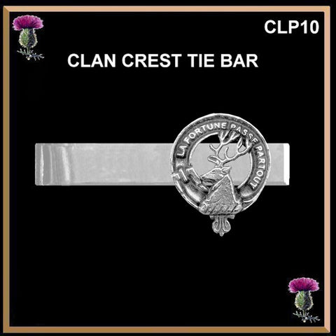 Rollo Scottish Clan Clip Tie Bar