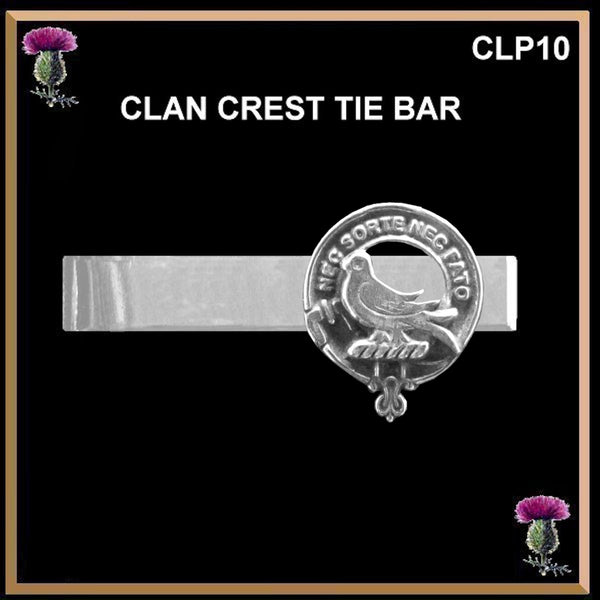 Rutherford Scottish Clan Clip Tie Bar