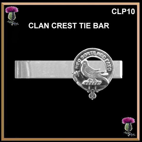Rutherford Scottish Clan Clip Tie Bar
