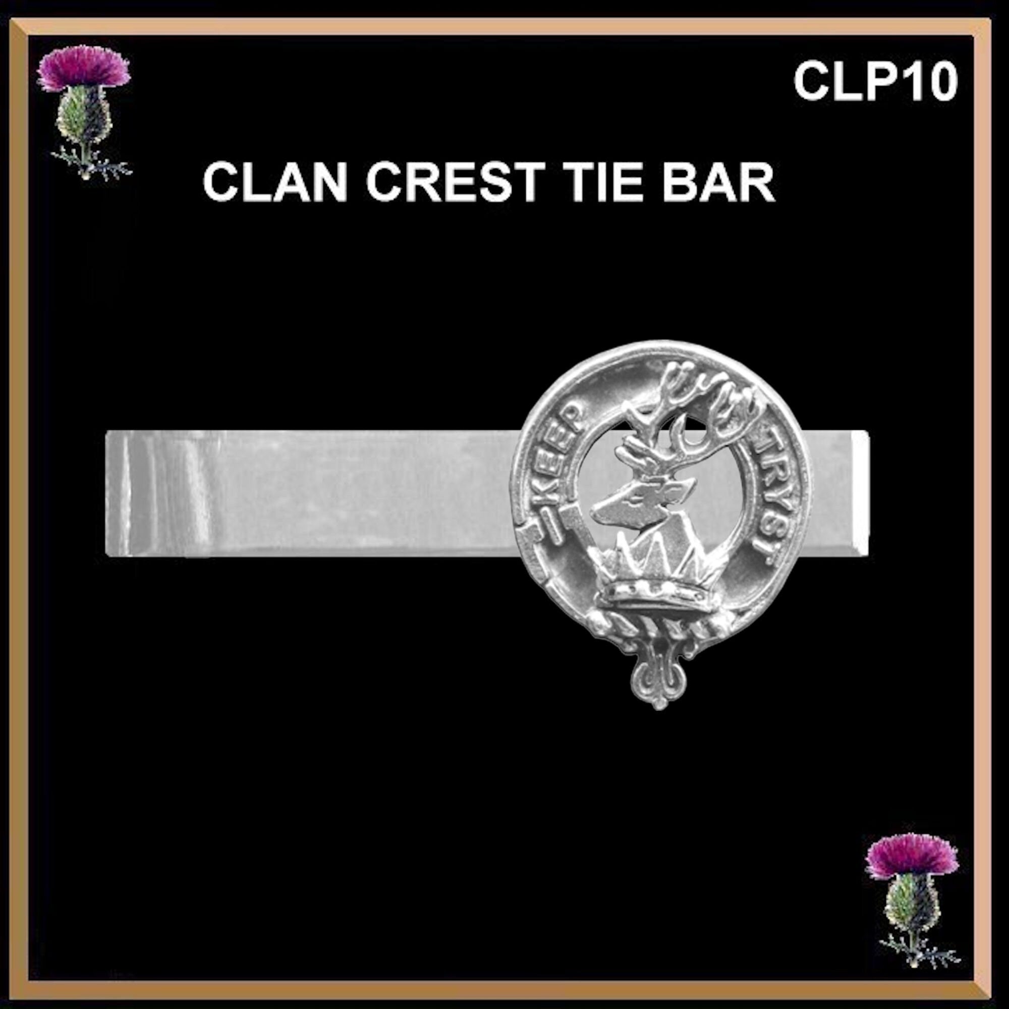 Sempill Scottish Clan Clip Tie Bar