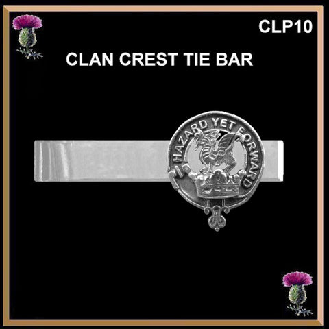 Seton Scottish Clan Clip Tie Bar