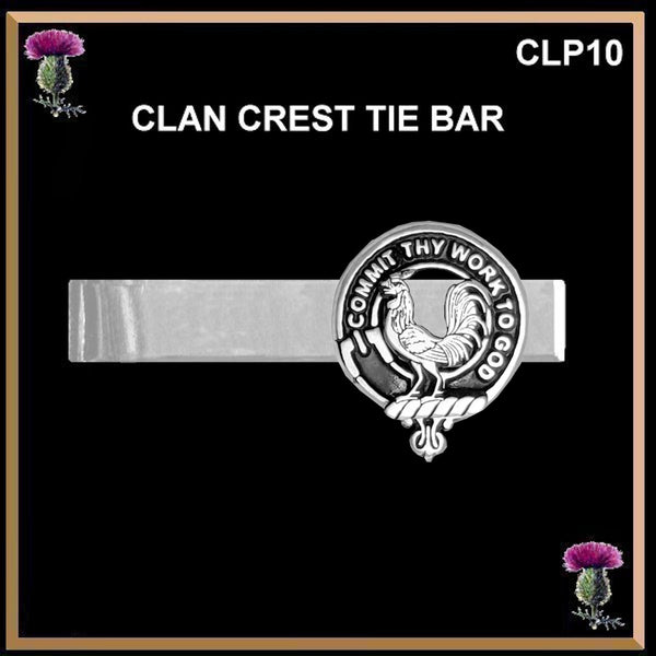 Sinclair Scottish Clan Clip Tie Bar