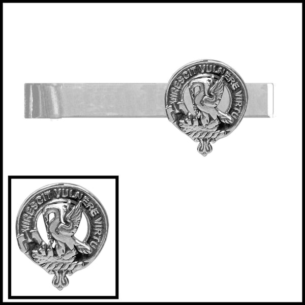 Stewart Scottish Clan Clip Tie Bar