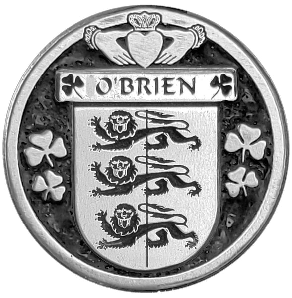 O'Brien Irish Coat of Arms Disk Bow Brooch