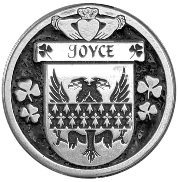 Joyce Irish Coat of Arms Disk Bow Brooch