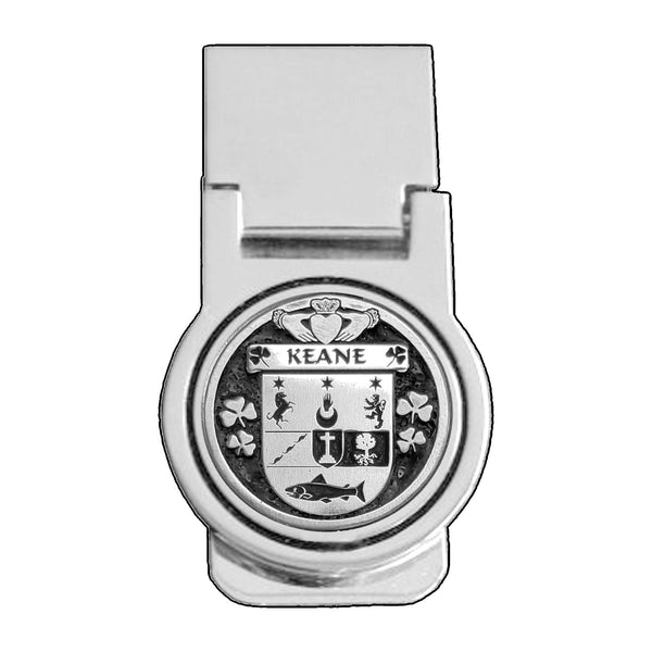 Keane Irish Disk Coat of Arms Round Money Clip