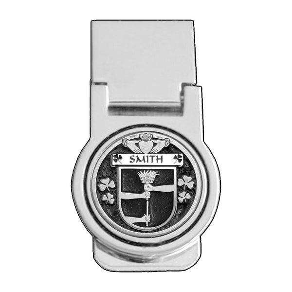 Smith Irish Disk Coat of Arms Round Money Clip