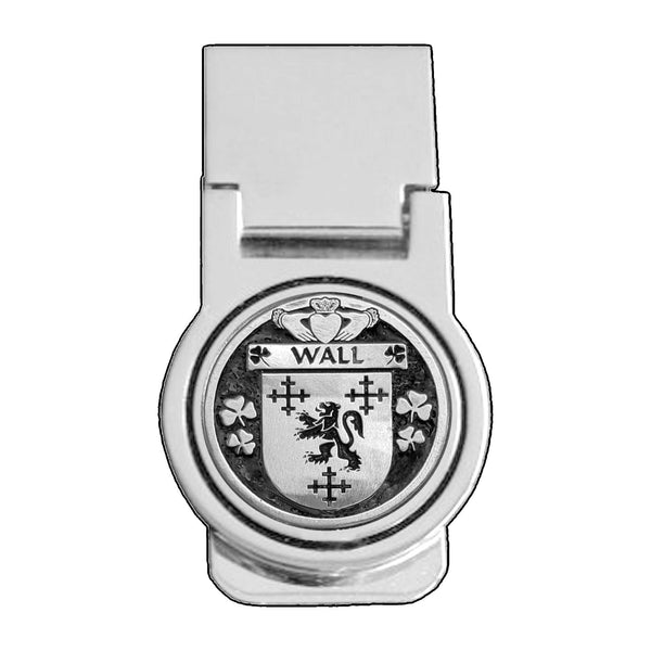 Wall Irish Disk Coat of Arms Round Money Clip