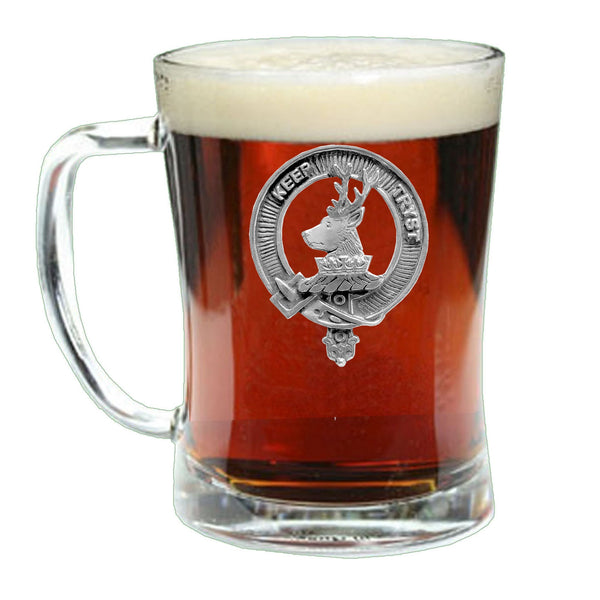 Sempill Clan Crest Badge Glass Beer Mug