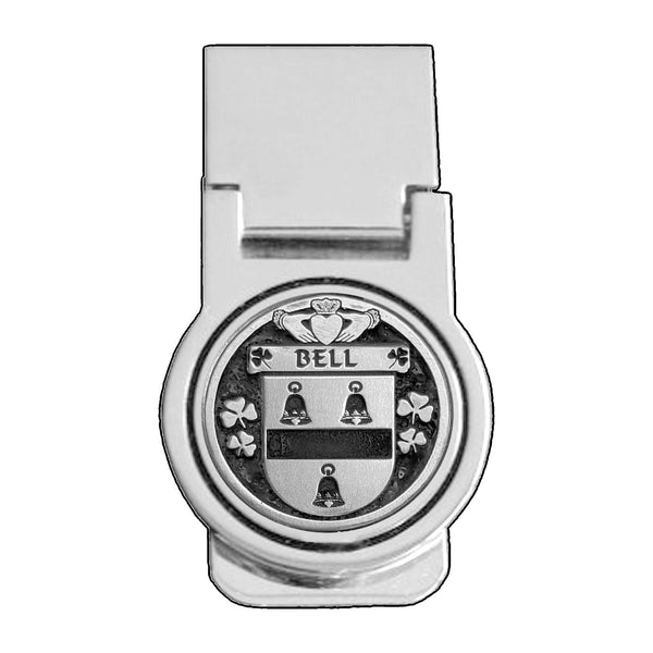 Bell Irish Disk Coat of Arms Round Money Clip