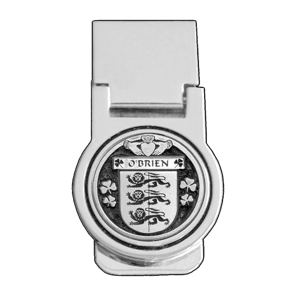 O'Brien Irish Disk Coat of Arms Round Money Clip