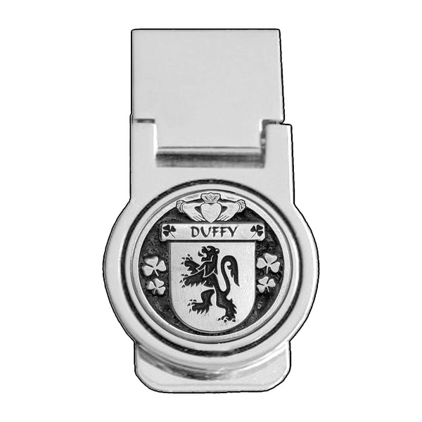 Duffy Irish Disk Coat of Arms Round Money Clip