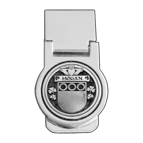 Hogan Irish Disk Coat of Arms Round Money Clip