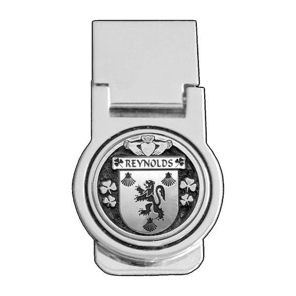 Reynolds Irish Disk Coat of Arms Round Money Clip