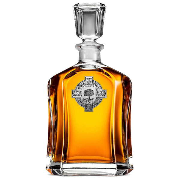 O'Connor Don Irish Dublin Coat of Arms Badge Decanter