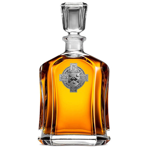 Robinson Irish Dublin Coat of Arms Badge Decanter