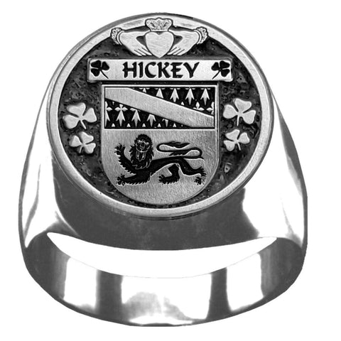 Hickey Irish Coat of Arms Gents Ring IC100