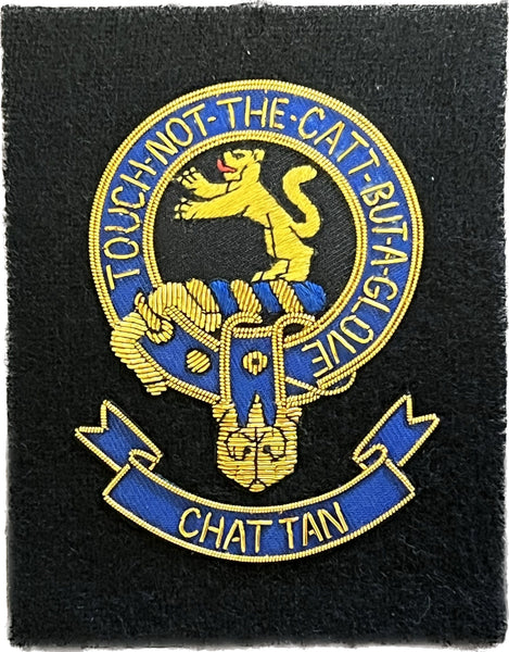 Chattan Scottish Clan Embroidered Crest
