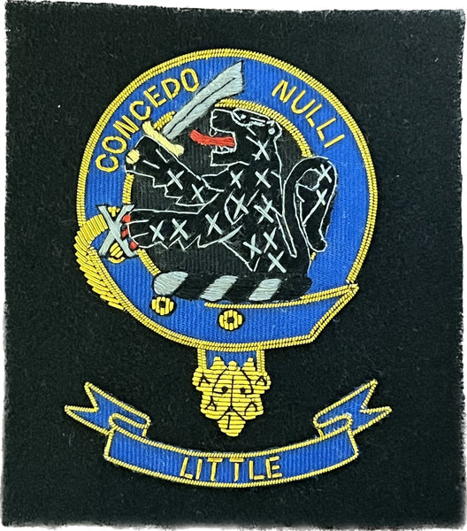 Little Scottish Clan Embroidered Crest