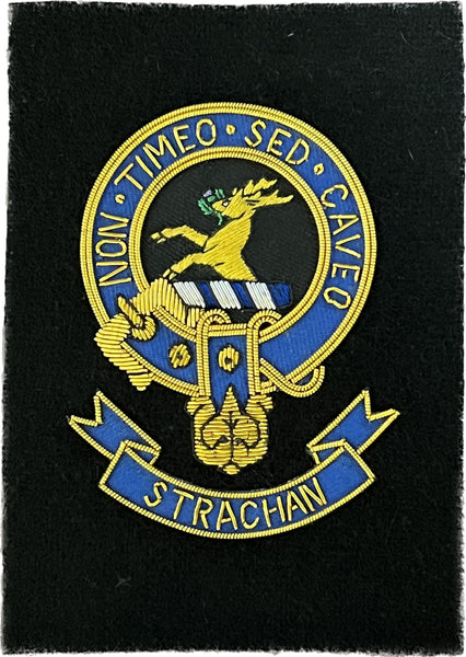Strachan Scottish Clan Embroidered Crest