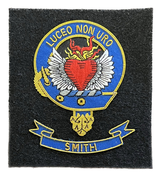 Smith Scottish Clan Embroidered Crest