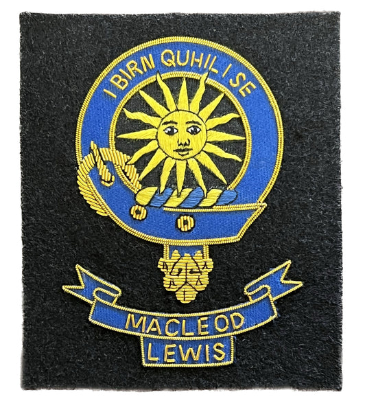 MacLeod (Lewis) Scottish Clan Embroidered Crest