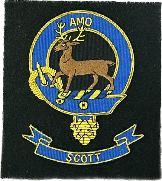 Scott Scottish Clan Embroidered Crest
