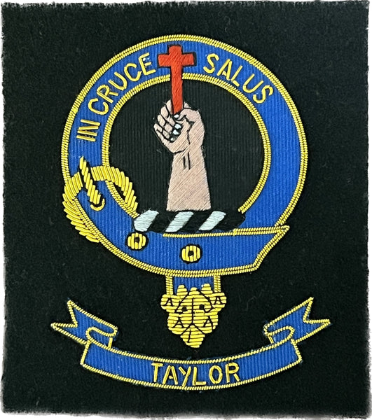 Taylor Scottish Clan Embroidered Crest