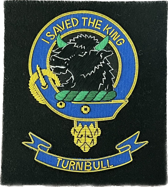 Turnbull Scottish Clan Embroidered Crest