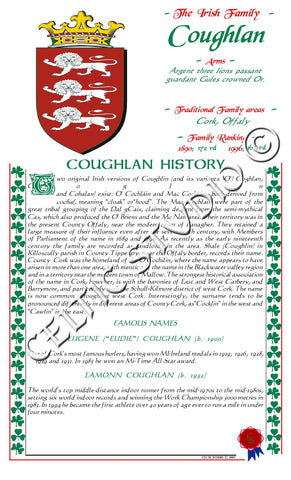 Coughlin Irish Family History