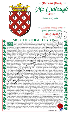 McCullough Irish Family History