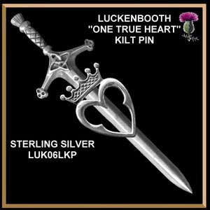 Scottish Luckenbooth One True Heart Large Kilt Pin
