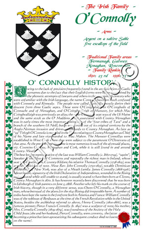 O'Connolly Irish Family History