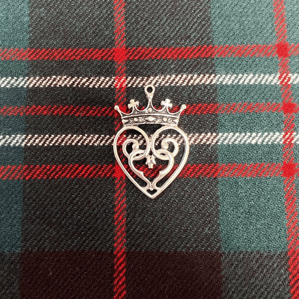 Queen Mary Luckenbooth Heart Scottish Pendant