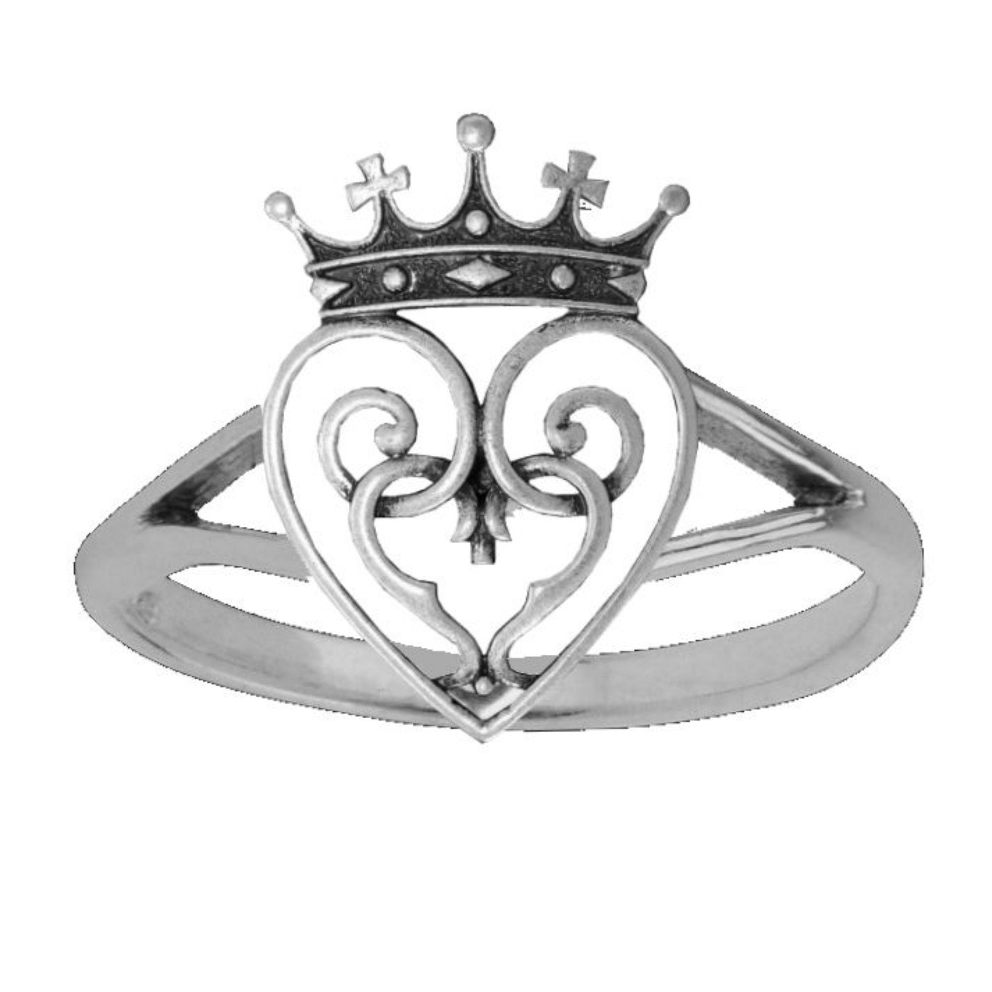Luckenbooth Queen Mary Ring ~ Sterling silver – Celtic Studio