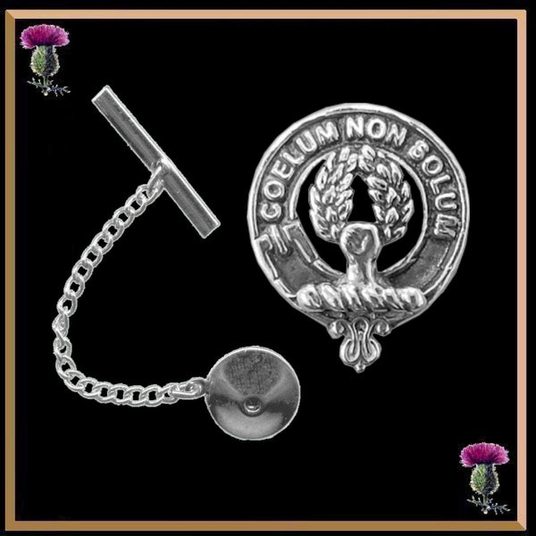 Stevenson Clan Crest Scottish Tie Tack/ Lapel Pin