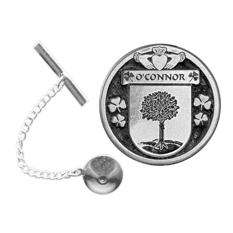 O'Connor Offlay Irish Coat of Arms Disk Lapel Pin/ Tie Tack