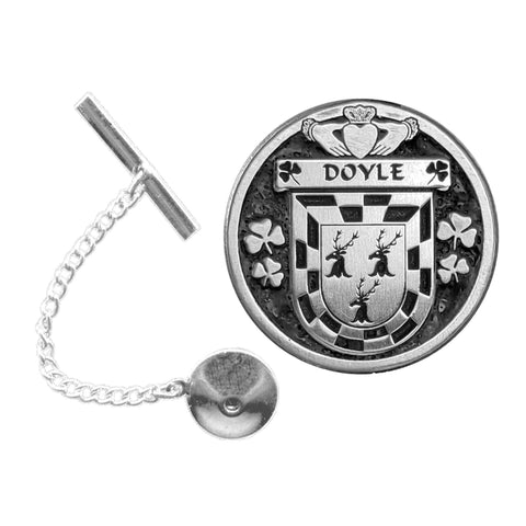 Doyle Irish Coat of Arms Disk Lapel Pin/ Tie Tack