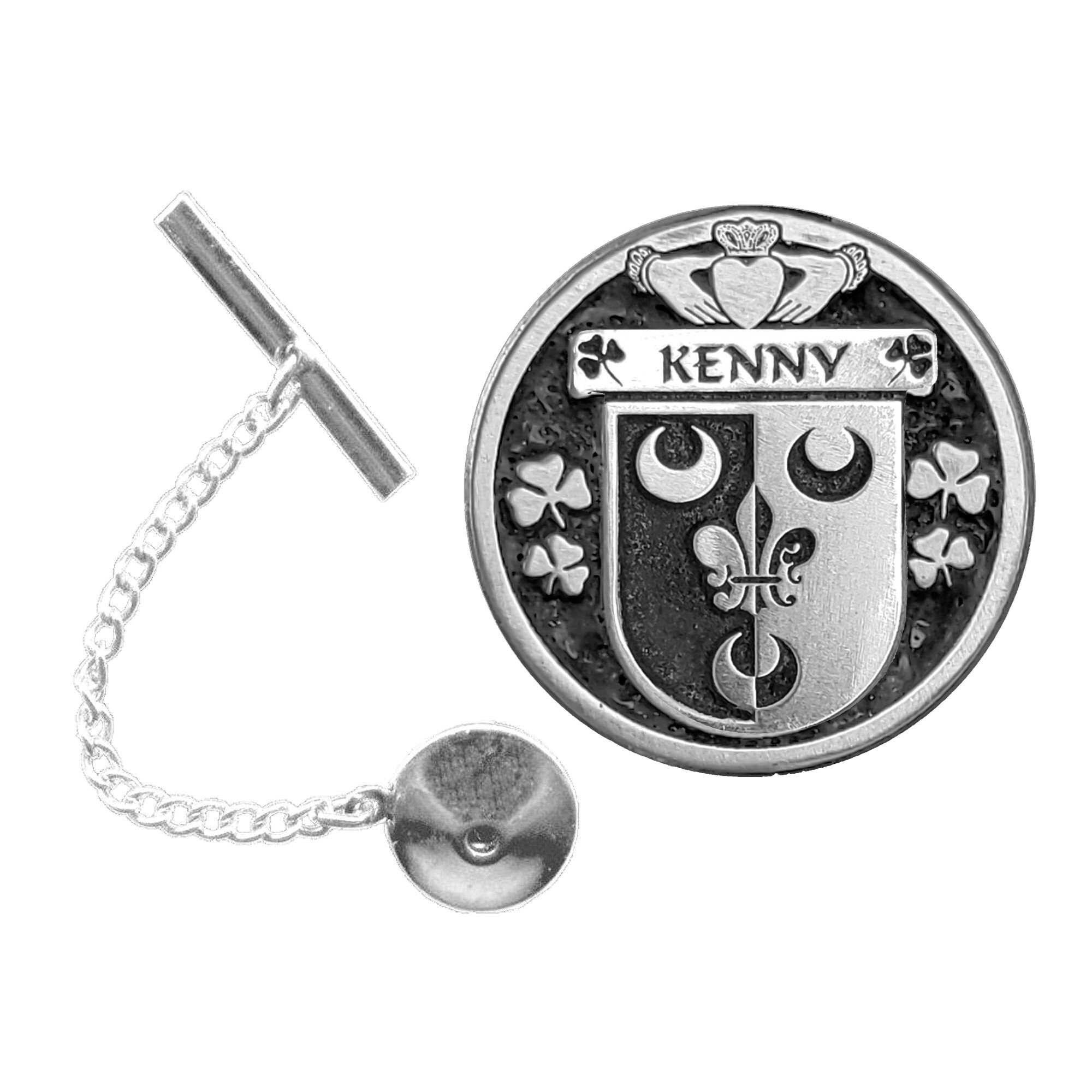 Kenny Irish Coat of Arms Disk Lapel Pin/ Tie Tack