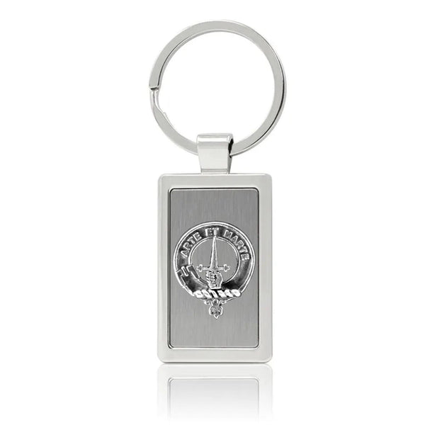 Bain Clan Black Stainless Key Ring