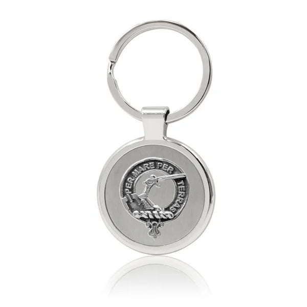 Alexander Clan Crest Stainless Steel Key Ring