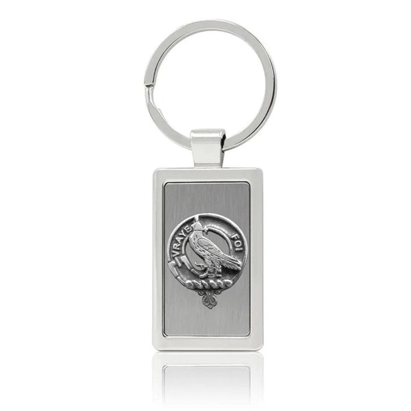 Boswell Clan Crest Stainless Steel Key Ring
