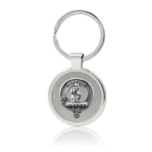 Boyd Clan Crest Stainless Steel Key Ring