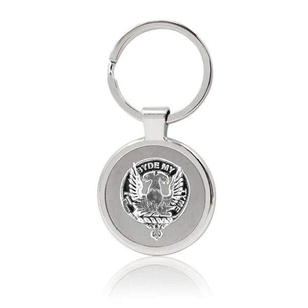 Campbell Loudoun Clan Crest Stainless Steel Key Ring