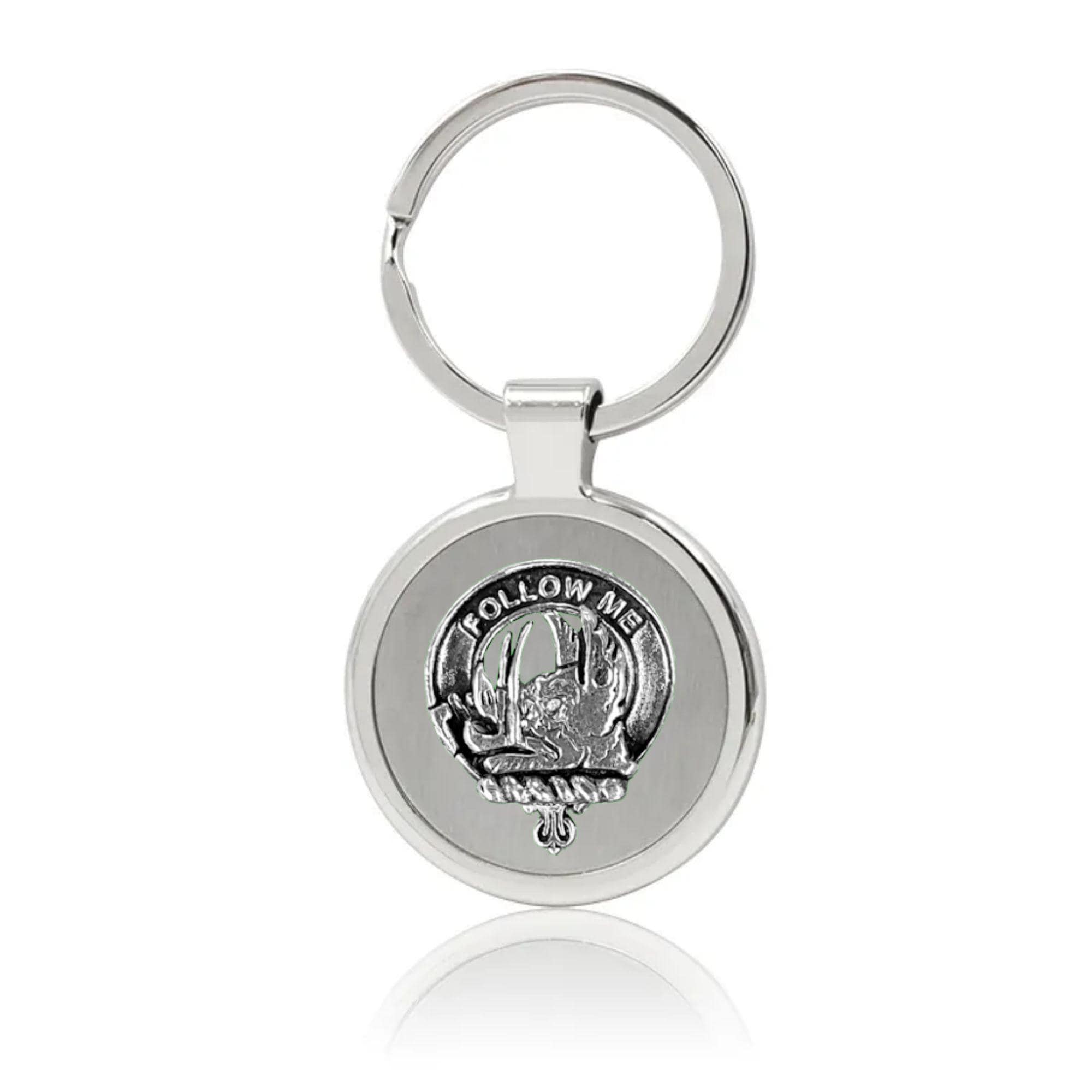 Campbell Breadalbane Clan Crest Stainless Steel Key Ring