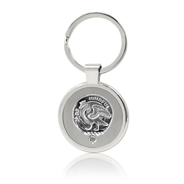 Campbell Calder Clan Crest Stainless Steel Key Ring