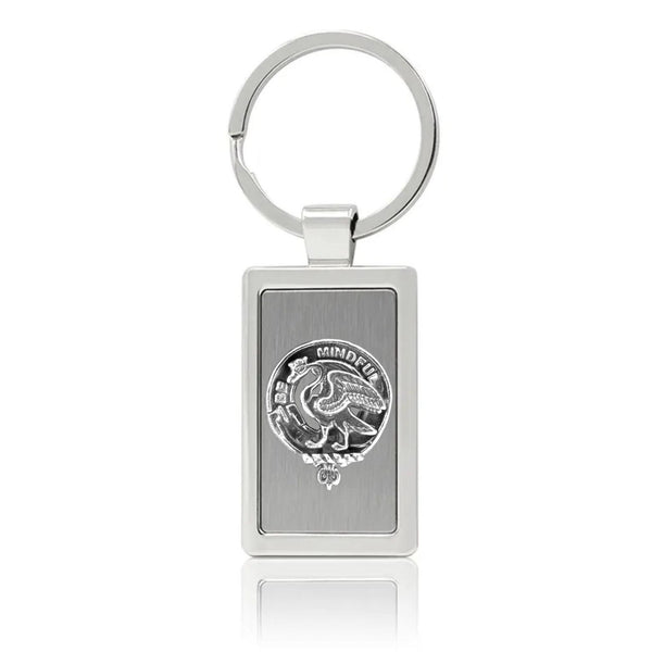 Campbell Calder Clan Crest Stainless Steel Key Ring