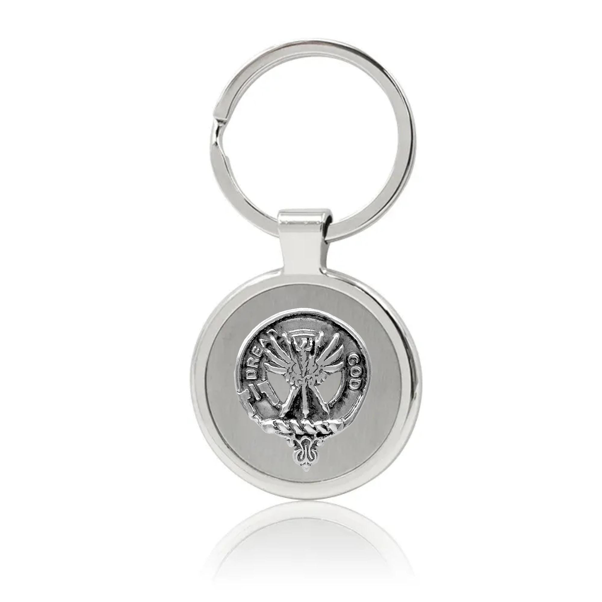 Carnegie Clan Crest Stainless Steel Key Ring