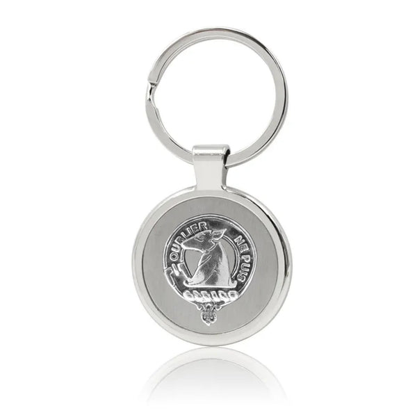 Colville Clan Crest Stainless Steel Key Ring